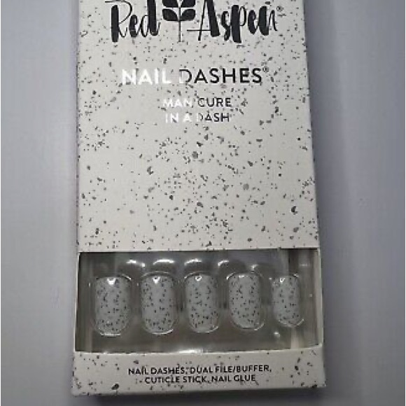 ⛰ Red Aspen Nail Dash: Santorini Caldera Press-on Manicure 💅 - Picture 1 of 15